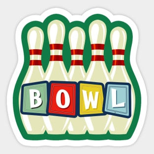 Bowl! Sticker